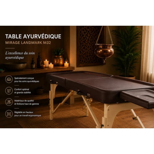 Table de massage ayurvédique de qualité