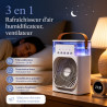 Mini ventilateur d'air, rafraîchisseur, humidificateur silencieux