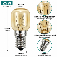 Ampoule 25 W E14 à filamenT 2