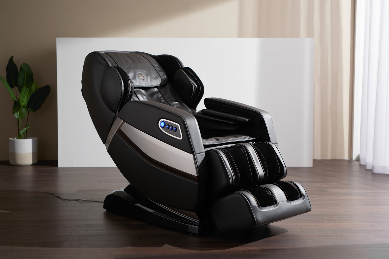 Table de massage électrique avec motorisation réglable et chauffage intégré