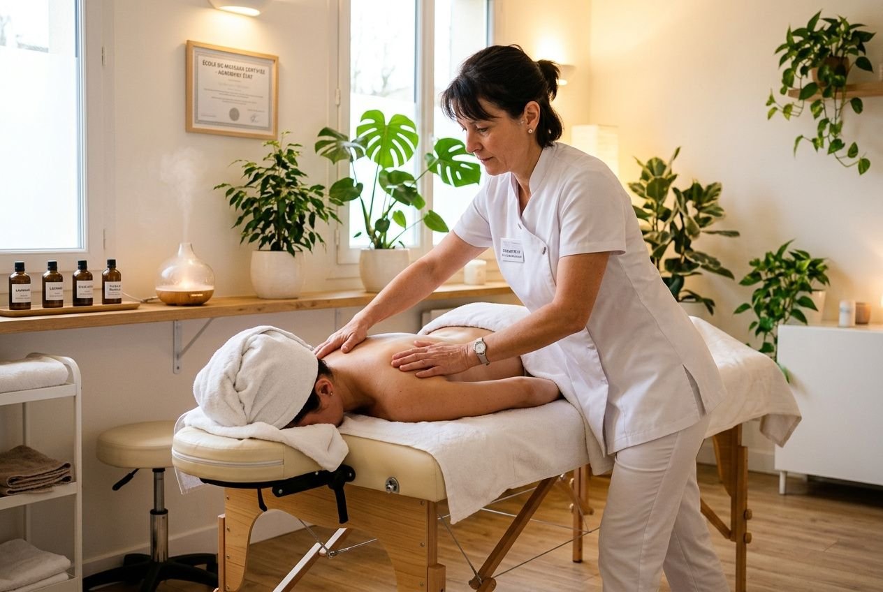 Formation massage qualiopi : école de massage bien-être certifiée